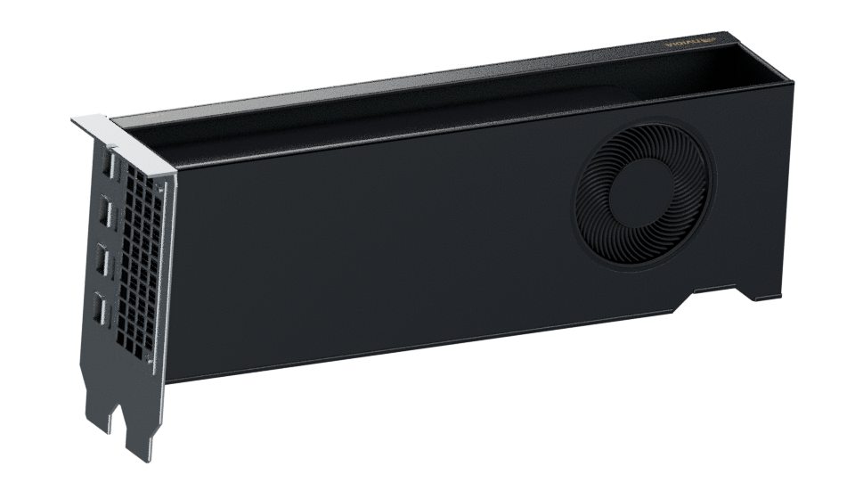 NVIDIA RTX 2000 Ada Generation — three-quarter reference illustration