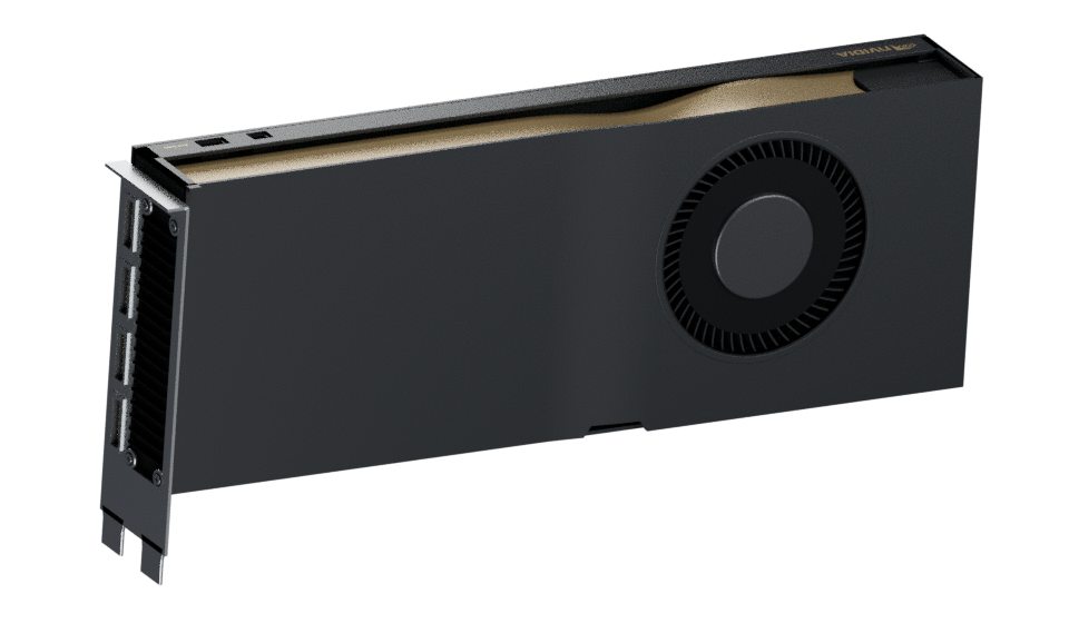 NVIDIA RTX 5000 Ada Generation — three-quarter reference illustration